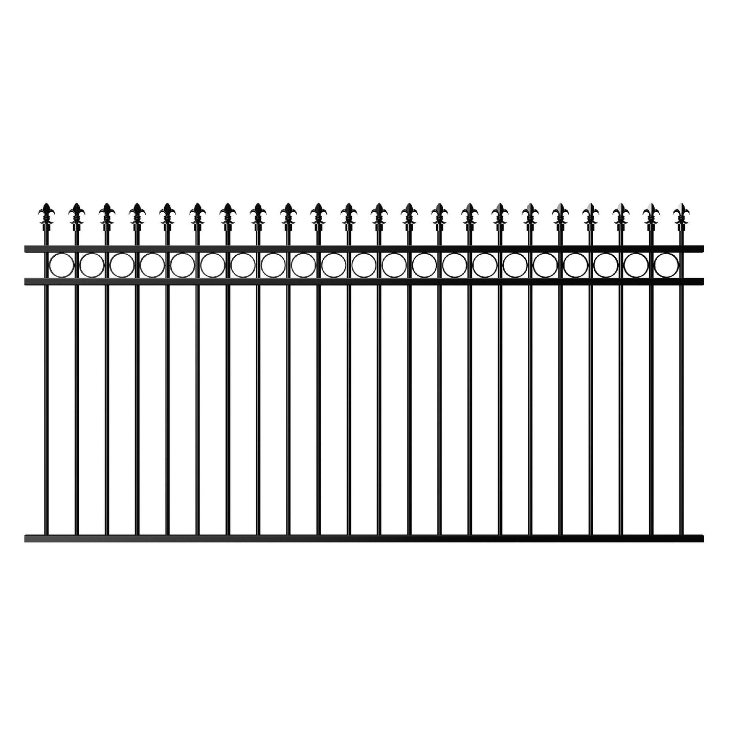 Aluminium Fence Spear Top Picket 2400x1200mm